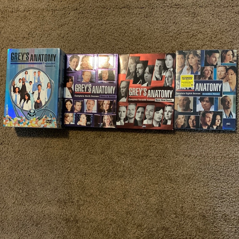 Grey's Anatomy DVD Season 1 to 8